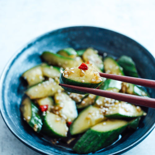 Grandioser chinesischer Gurkensalat | plants.food.mind Grandioser chinesischer Gurkensalat | plants.food.mind