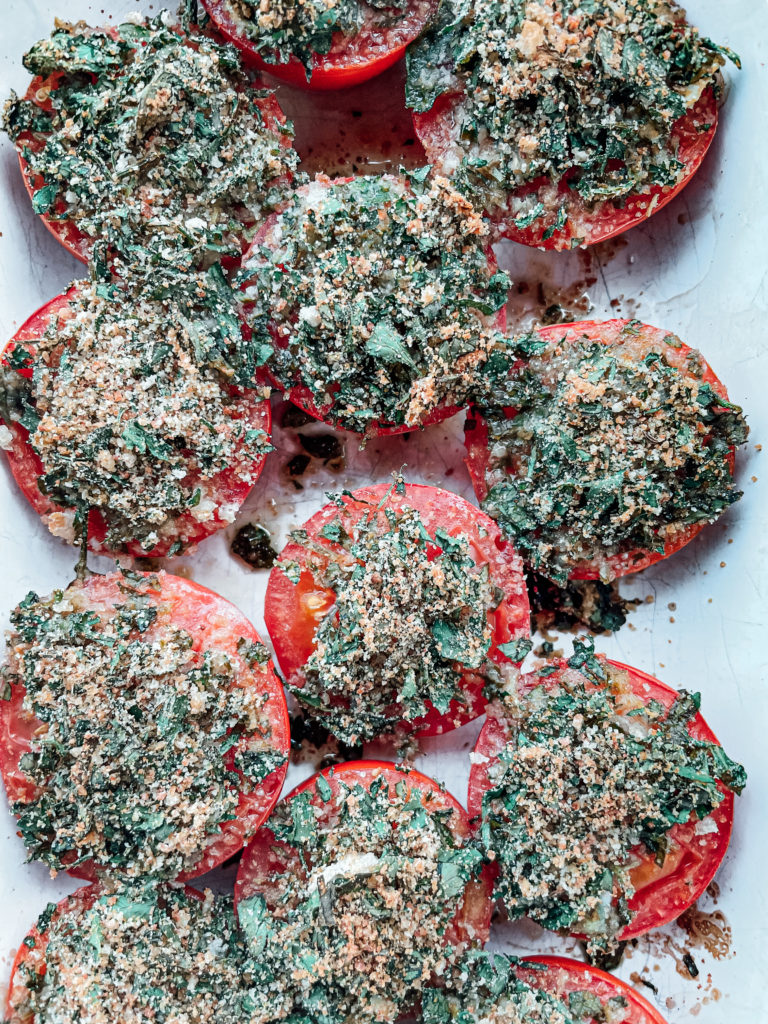 Überbackene Tomaten