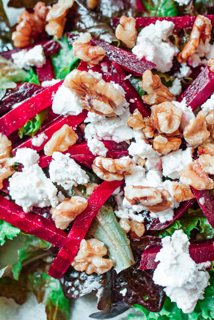 Rote Beete Salat close up