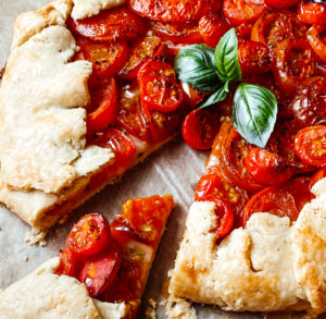 vegane Tomaten Galette vegan Tomato Galette