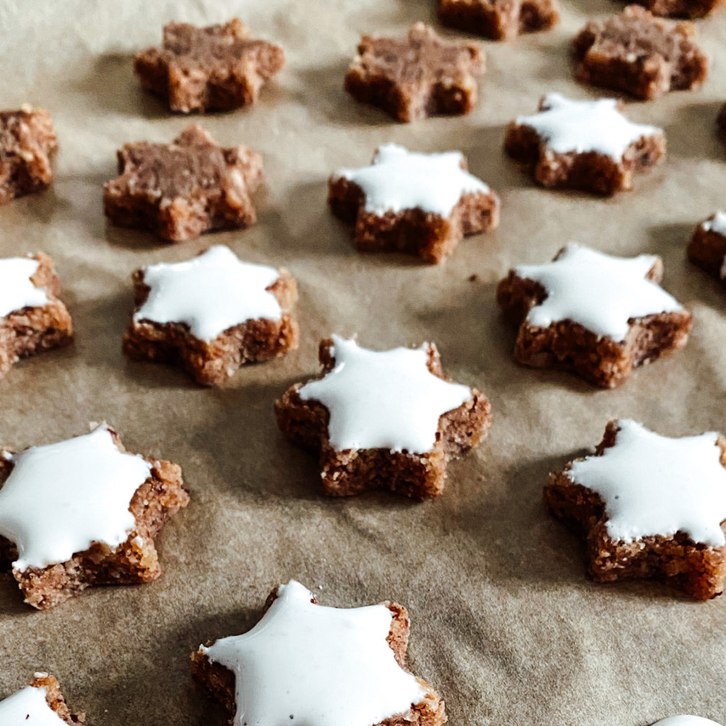 vegane Zimtsterne vegan cinnamon stars